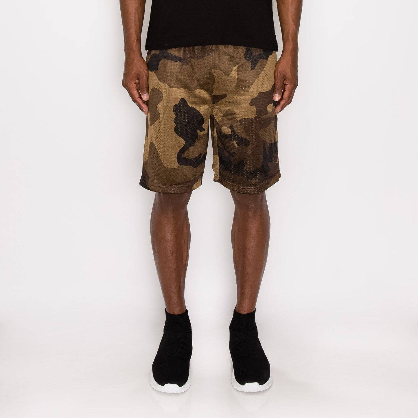 Mesh Lightweight Basketball Shorts OLIVE CAMO | 2XL