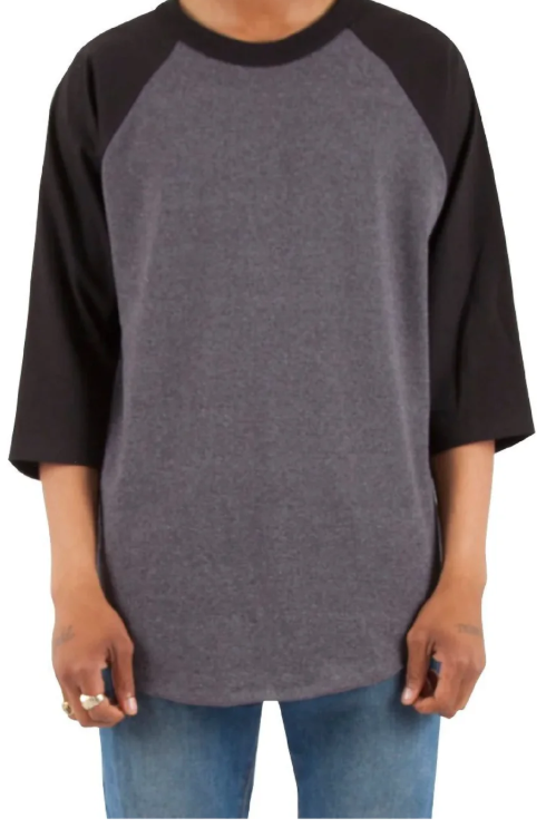 Raglan Shirt | BLK / GREY