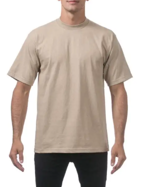 PRO CLUB SHORT SLEEVE T-SHIRT KHAKI