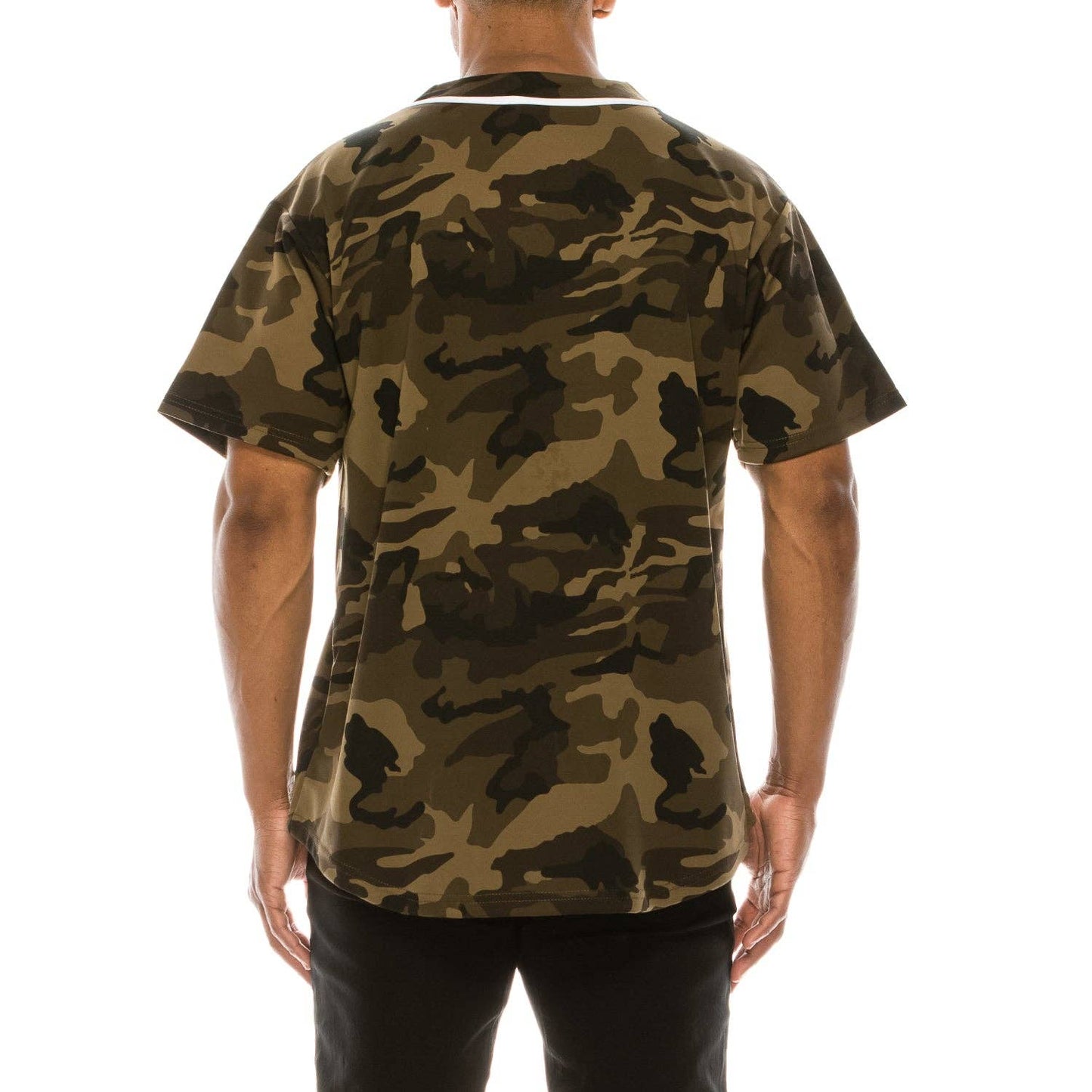 Baseball Jersey OLIVE CAMO