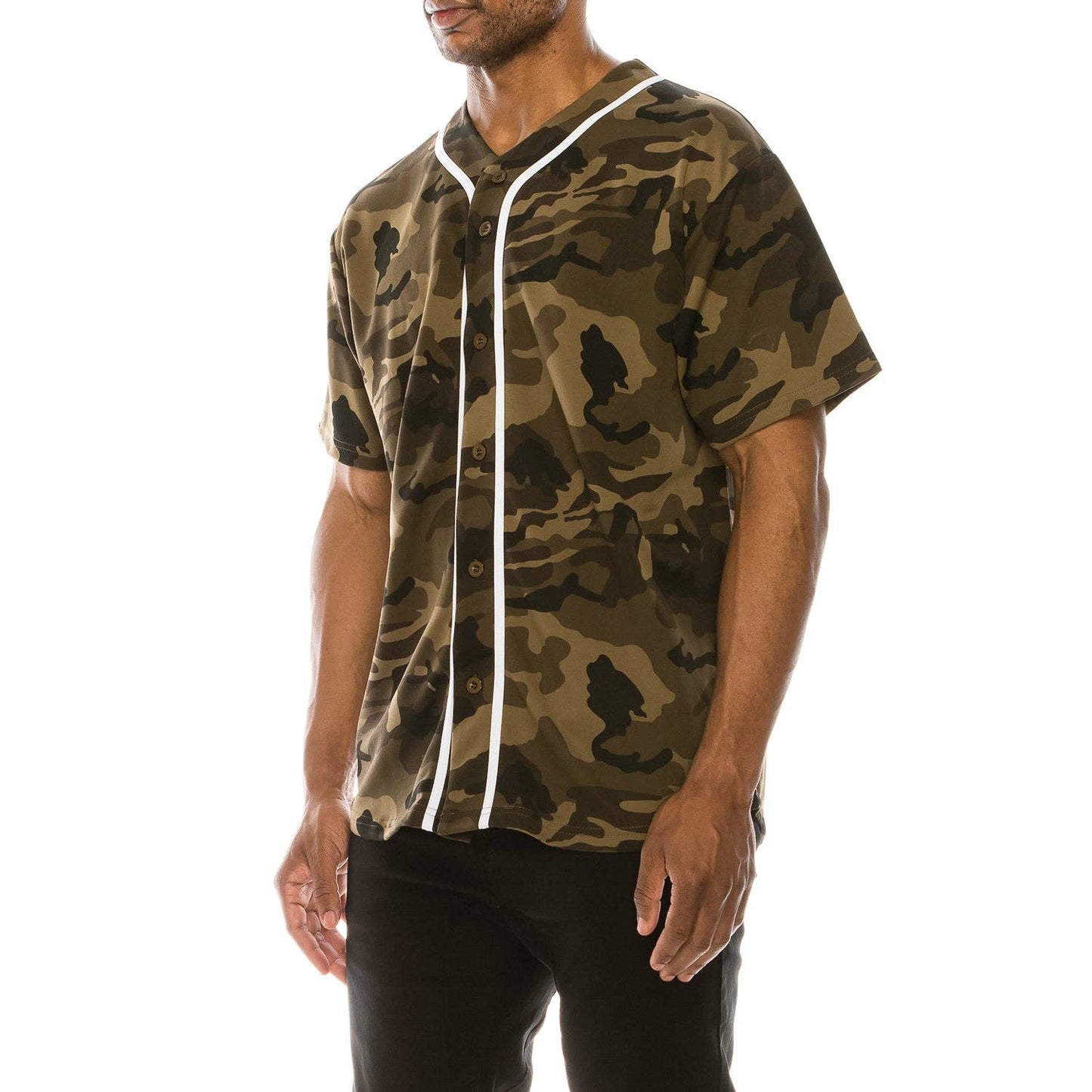 Baseball Jersey OLIVE CAMO