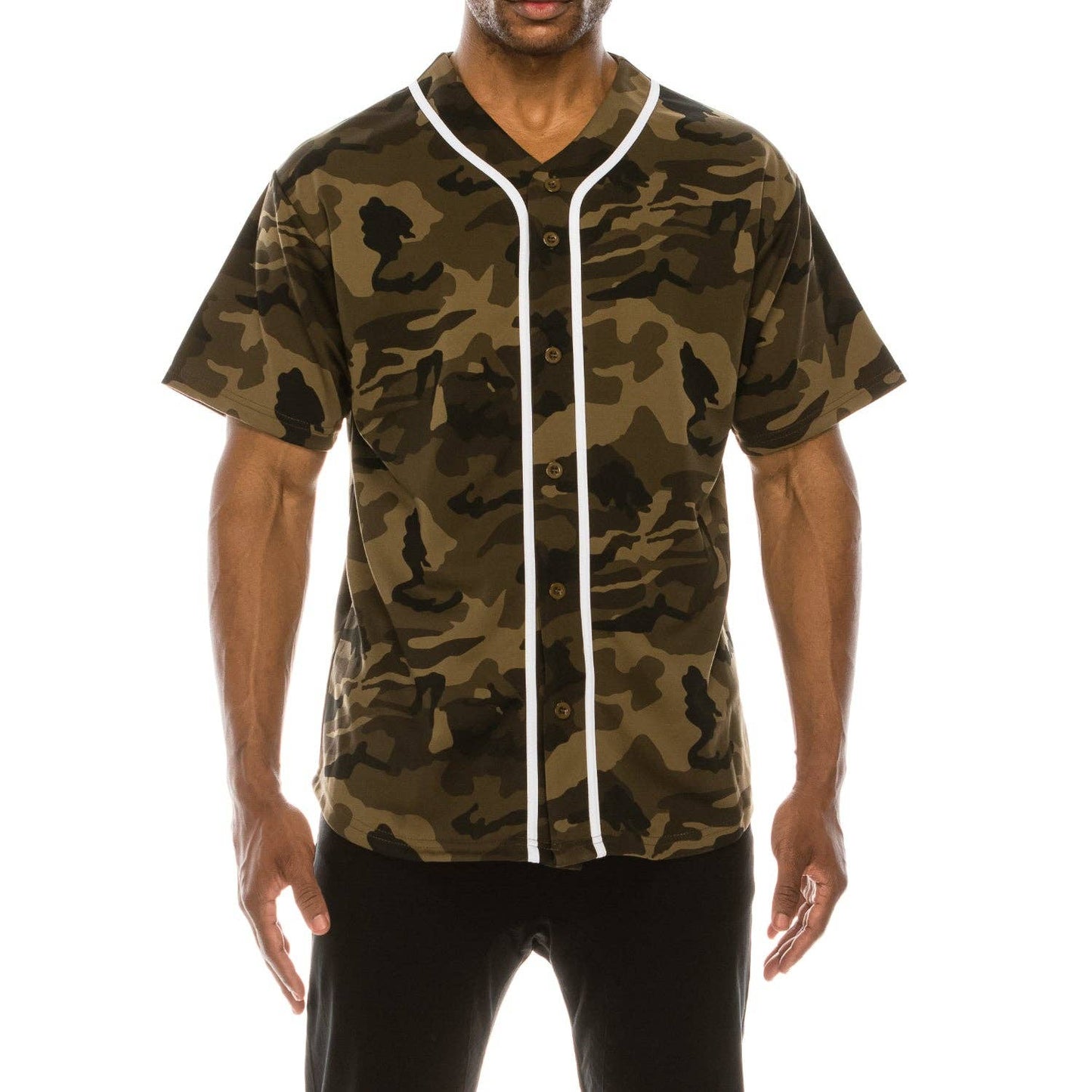 Baseball Jersey OLIVE CAMO