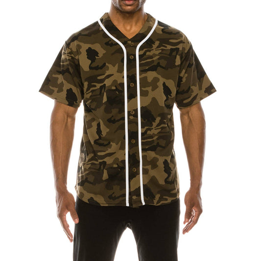 Baseball Jersey OLIVE CAMO