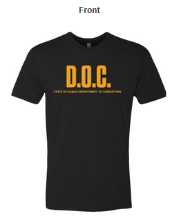 D.O.C. "Sunny Skies Shady Characters" T shirts / BLACK / COTTON