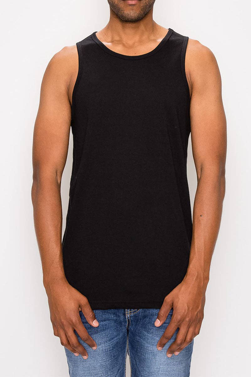 Premium Basic Tank Top BLACK | 4XL
