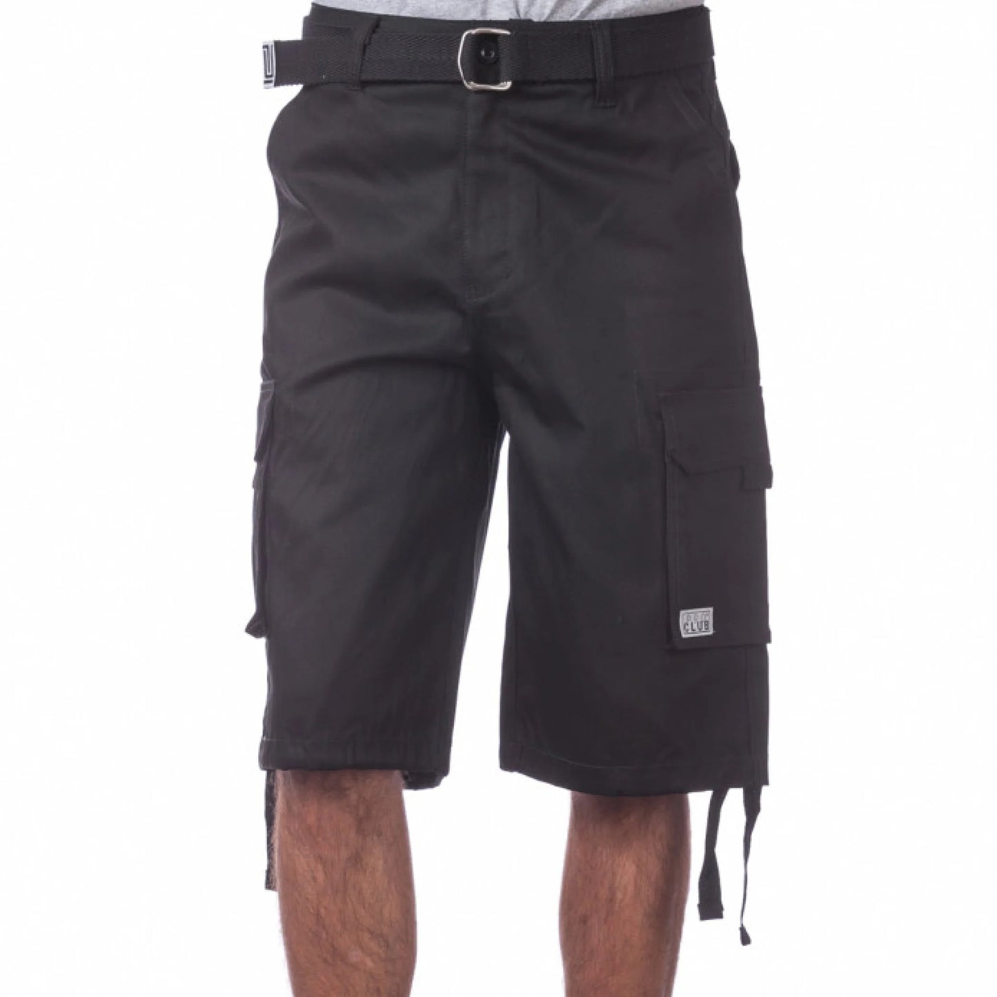 PRO CLUB CARGO SHORTS | BLACK